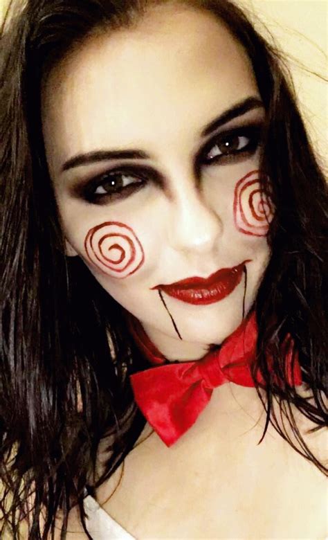 Saw makeup for Halloween, done by myself. Insta: @katiemedicis | Artsy ...