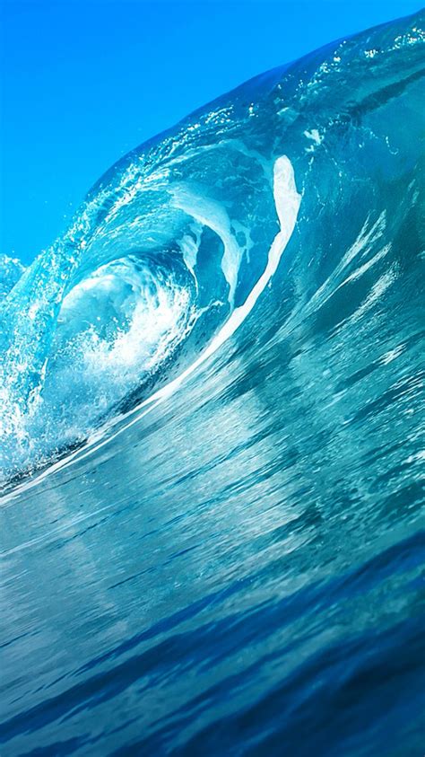 750x1334 Ocean, waves, blue, sea waves wallpaper | Ocean waves photography, Waves wallpaper, Ocean