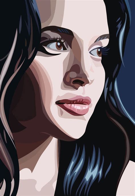 12 Awesome Vector Portraits Images - Vector Art Portrait, Amazing Vector Portraits and Predators ...