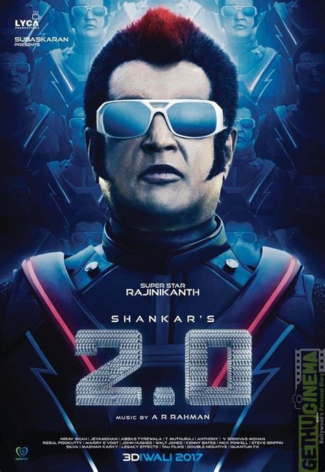 Enthiran 2 "Rajinikanth" First Look Poster - Gethu Cinema