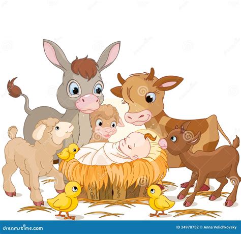 Nativity Animals Clipart