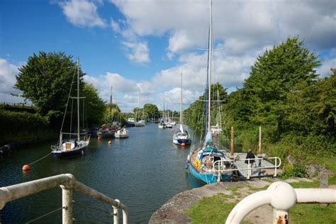 Lydney Harbour Gloucestershire Editorial Photo - Image of boats ...