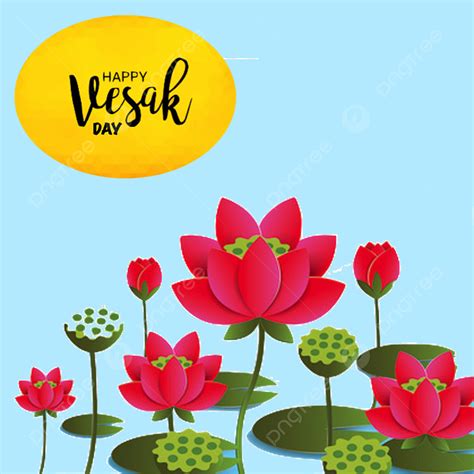 Vesak Card Hd Transparent, Vesak Day Greeting Vector Background Card, Happy Vesak, Happy Vesak ...