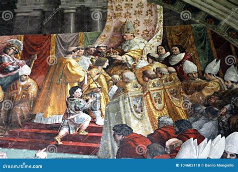 Charlemagne coronation editorial stock photo. Image of museum - 104602118