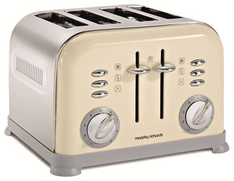 Accents Country Cream 4 Slice Toaster - Modern - Toasters - other metro - by Morphy Richards