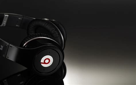 HD wallpaper: black Beats by Dr.Dre wireless headphones, music, dark ...