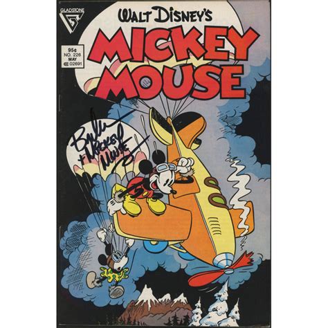 Bret Iwan Signed Vintage Mickey Mouse Walt Disney Comic Book Inscribed "Mickey Mouse" (JSA COA ...