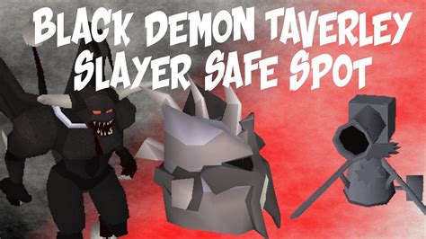 OSRS - Black Demon Taverley Slayer Guide - Safe Spot - YouTube