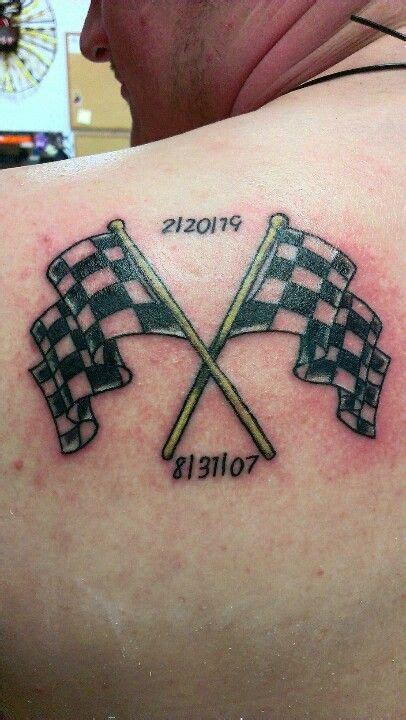 Checkered flag tattoo | Tattoos, Tattoo catalog, Flag tattoo