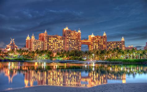 Atlantis In The Bahamas Hdr wallpaper | nature and landscape ...