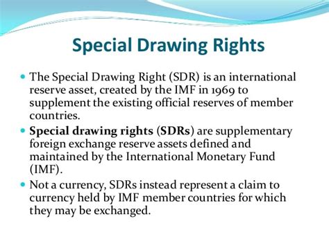 Special Drawing Rights (SDR) : Bonds, Rate, IMF, Basket & Money