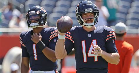 The Chicago Bears have announced their week one starting quarterback