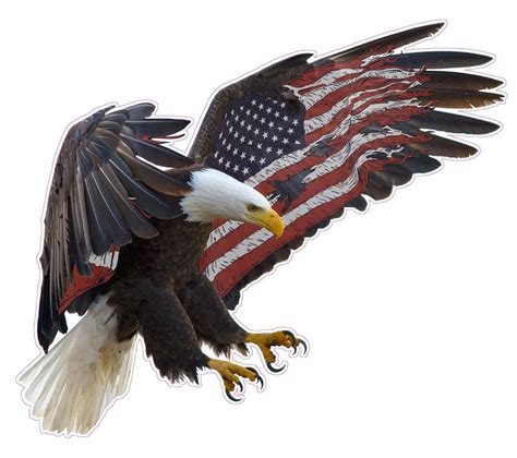 American Eagle American Flag Wall Decor Decal | High Quality Wall Deco – American Patriots Decals