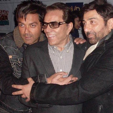 Deol Family Dharmendra with his sons Sunny and Bobby | Sunnies, Bollywood, Couple photos