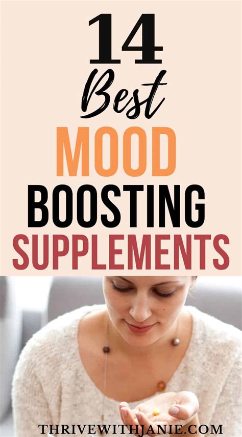 14 Best Mood-boosting Supplements For Better Mental Health - Thrive With Janie