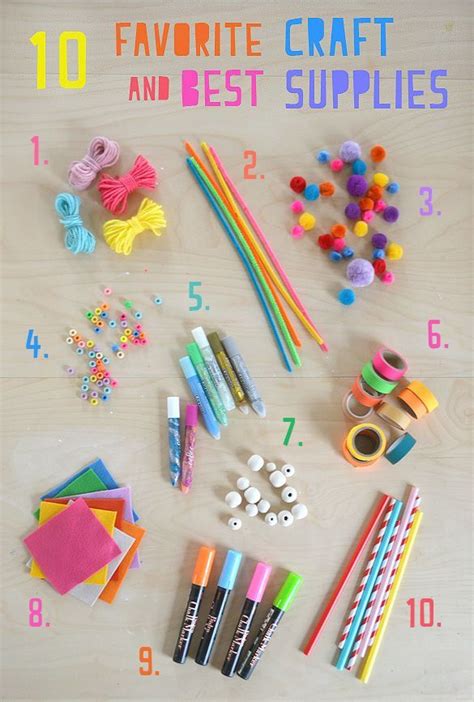 My 10 Favorite Craft Supplies for Kids | Craft kits for kids, Kids craft supplies, Art and craft ...