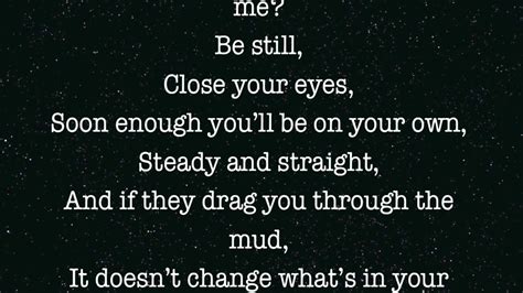 Be Still - The Killers Lyrics - YouTube