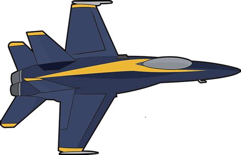 Aircraft Clipart - blue-angel-fa18-hornet-military-jet-clipart-image-232 - Classroom Clipart