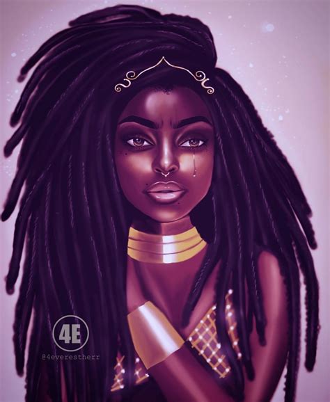 Black Love Art, Black Is Beautiful, Natural Hair Art, Pelo Natural, Black Art Painting, Black ...