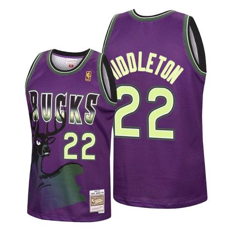 Men Khris Middleton Milwaukee Bucks 2020 Reload Classic Purple Jersey ...