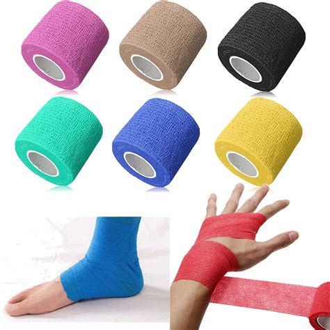 Adhesive Elastic Bandage Wrist support First Aid Medical Health Care Gauze Tape finger Protector ...