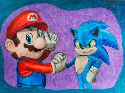 Mario and Sonic - Movie Pals by szylishguy25 on DeviantArt