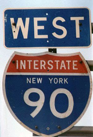 New York interstate 90 - AARoads Shield Gallery