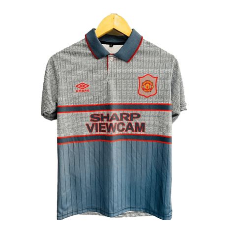 Manchester united 1995-96 David beckham Away Jersey | Retro Collection ...