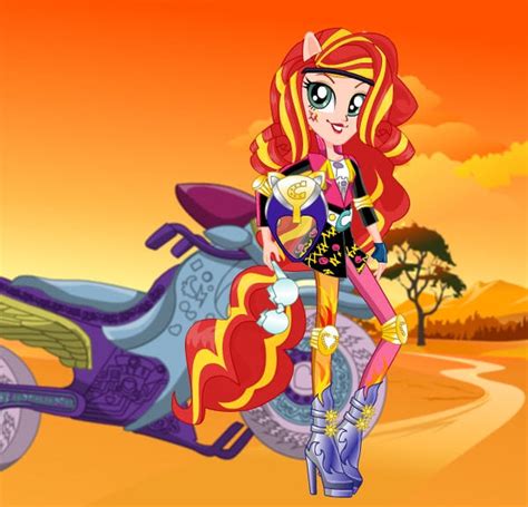 Friendship Games Sunset Shimmer Motocross Style by kimpossiblelove on ...