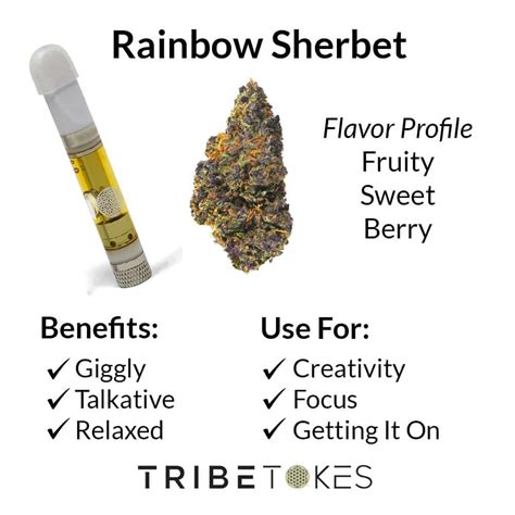 Rainbow Sherbet Strain - Buy Rainbow Sherbet Vapes - TribeTokes