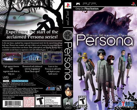 I recreated the Persona PSP box art because I couldn’t find it anywhere ...