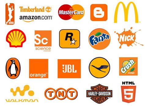 Top 20 famous logos designed in Orange | Famous logos, Logo design, Logo color