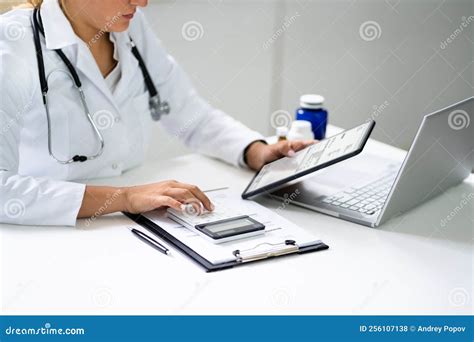 Medical Hospital Bill and Expenses Calculator Stock Photo - Image of ...