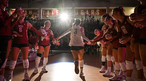 #4 WSU volleyball drops hard fought battle to #3 Stanford in four sets ...