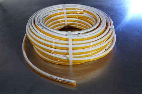 8mm (5/16") Yellow/White Bonded Polyurethane Tubing - PMC Stone, Inc.