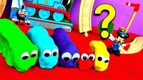 Play Doh Thomas & Friends Guessing Game! Guess Who's Hiding! Hide n Seek Toy Learning Game ...