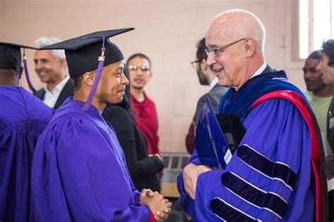 Five men became the first graduates of NYU's Prison Education Program ...