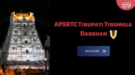 APSRTC Tirupati Tirumala Darshan Tickets - redBus Blog