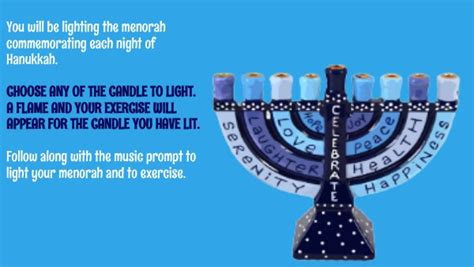 light the menorah