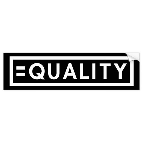 Equality Bumper Stickers, Decals & Car Magnets - 900 Results | Zazzle