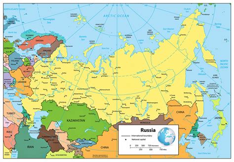 Printable Map Of Russia - Printable Word Searches