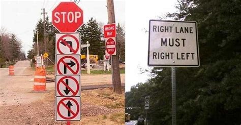 The 20 Most Confusing Road Signs Ever