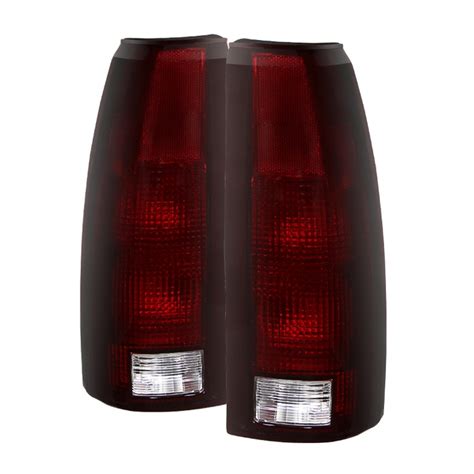 1995 - 1999 Chevy Tahoe OEM Style Tail Lights - Red/Smoke