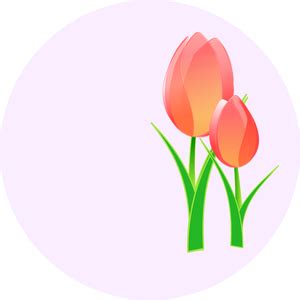 1655 clipart tulips spring flowers | Public domain vectors