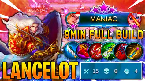 MANIAC Lancelot gameplay !! lancelot best build - lancelot top global ...