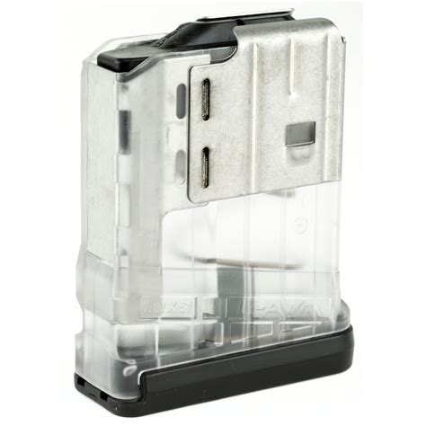 Lancer L7AWM Advanced Warfighter Translucent 7.62mm Magazines 10rd / Clear