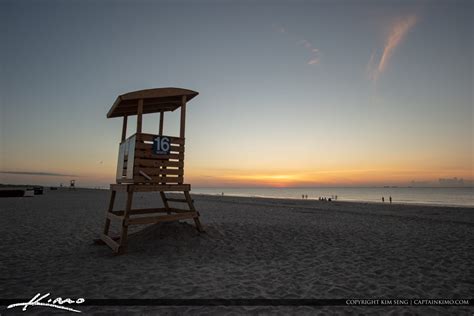 Tybee Beach Pier Sunrise Tybee Island Georgia | Royal Stock Photo