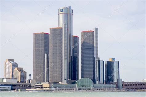 DETROIT, MI - APRIL 8, 2017: General Motors Building, GM Headqu – Stock Editorial Photo ...