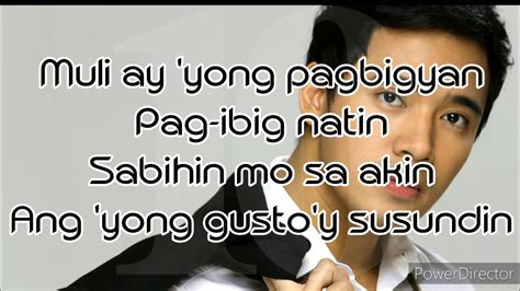 PAGBIGYANG MULI LYRICS | ERIK SANTOS - YouTube