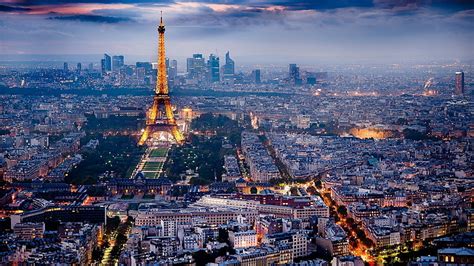 HD wallpaper: Eiffel Tower, Paris, France, the city, lights, blur ...